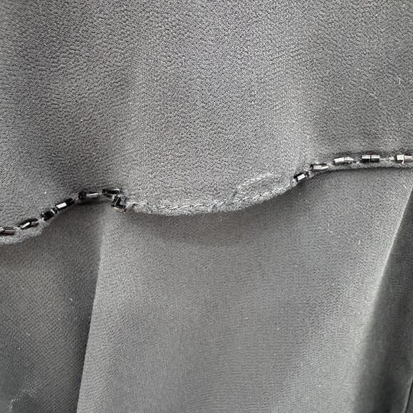 Patra Womens Tiered Sleeveless Knee Dress Size 6 Black Evening Special Occasion - Picture 12 of 13